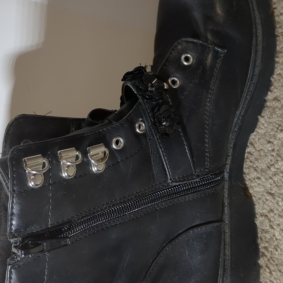 Unionbay Black Combat Booties in Black - Picture 4 of 13
